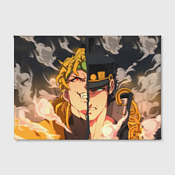 Холст прямоугольный Dio Brando x Jotaro, цвет: 3D-принт — фото 2