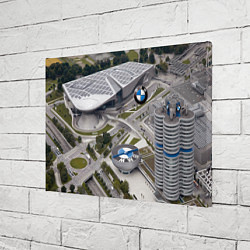 Холст прямоугольный BMW city, цвет: 3D-принт — фото 2