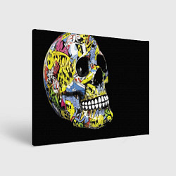 Холст прямоугольный Graffiti - Skull, цвет: 3D-принт