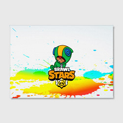 Холст прямоугольный BRAWL STARS LEON, цвет: 3D-принт — фото 2