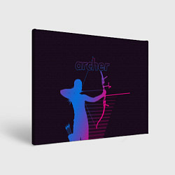 Холст прямоугольный Archer, цвет: 3D-принт