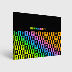 Холст прямоугольный BILLIE EILISH, цвет: 3D-принт