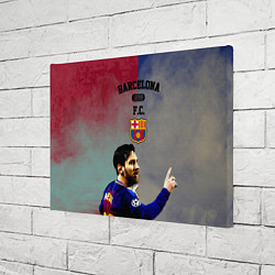 Холст прямоугольный Messi, цвет: 3D-принт — фото 2