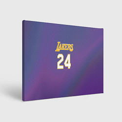 Холст прямоугольный Los Angeles Lakers Kobe Brya, цвет: 3D-принт