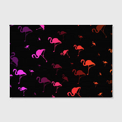 Холст прямоугольный Фламинго, цвет: 3D-принт — фото 2