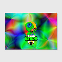 Холст прямоугольный BRAWL STARS, цвет: 3D-принт — фото 2