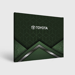 Холст прямоугольный TOYOTA, цвет: 3D-принт