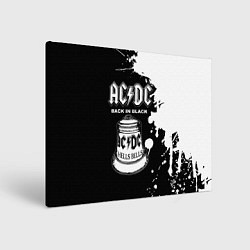 Картина прямоугольная ACDC Back in Black