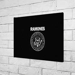 Холст прямоугольный RAMONES, цвет: 3D-принт — фото 2