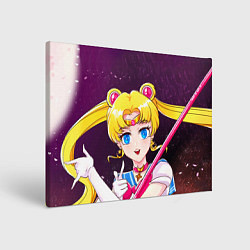 Холст прямоугольный Sailor Moon, цвет: 3D-принт