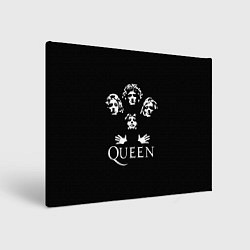 Холст прямоугольный QUEEN НА СПИНЕ, цвет: 3D-принт