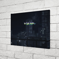 Холст прямоугольный HOTLINE MIAMI, цвет: 3D-принт — фото 2