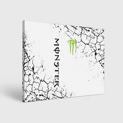 Холст прямоугольный MONSTER ENERGY, цвет: 3D-принт