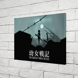 Холст прямоугольный The saga of Tanya the evil, цвет: 3D-принт — фото 2