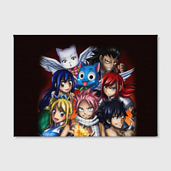 Холст прямоугольный FAIRY TAIL ХВОСТ ФЕИ, цвет: 3D-принт — фото 2