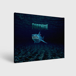 Холст прямоугольный Loot Shark Fortnite, цвет: 3D-принт