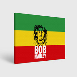 Холст прямоугольный Bob Marley, цвет: 3D-принт