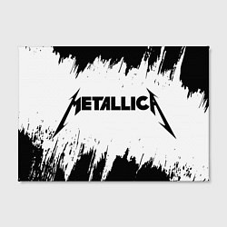 Холст прямоугольный METALLICA МЕТАЛЛИКА, цвет: 3D-принт — фото 2