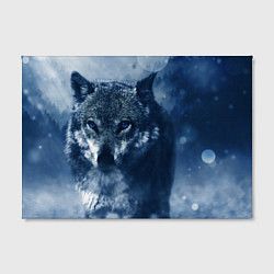Холст прямоугольный Красивый волк, цвет: 3D-принт — фото 2