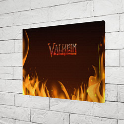 Холст прямоугольный Valheim: Вальхейм выживание, цвет: 3D-принт — фото 2