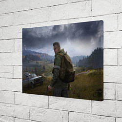 Холст прямоугольный DAYZ POSTER ДЕЙЗИ ПОСТЕР Z, цвет: 3D-принт — фото 2