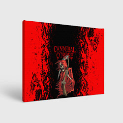 Холст прямоугольный Cannibal Corpse Труп Каннибала Z, цвет: 3D-принт