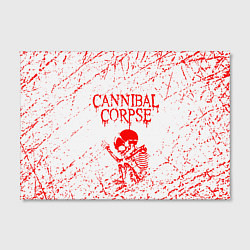 Холст прямоугольный Cannibal corpse, цвет: 3D-принт — фото 2