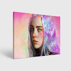 Холст прямоугольный Billie Eilish, цвет: 3D-принт