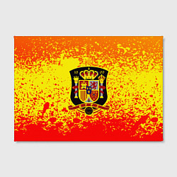 Холст прямоугольный Сборная Испании, цвет: 3D-принт — фото 2