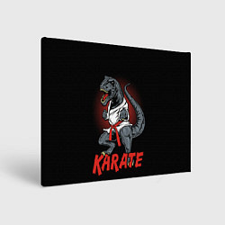 Картина прямоугольная KARATE T-REX