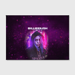 Холст прямоугольный BILLIE EILISH GLITCH Z, цвет: 3D-принт — фото 2