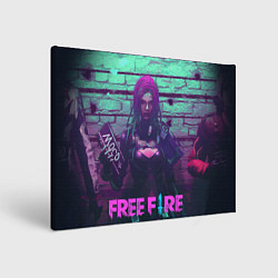 Картина прямоугольная FREE FIRE