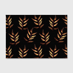 Холст прямоугольный Золотисто-красные листья, цвет: 3D-принт — фото 2