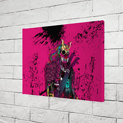 Холст прямоугольный CYBERPUNK 2077 DEMON Z, цвет: 3D-принт — фото 2