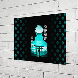 Холст прямоугольный Годжо Сатору Магическая битва, цвет: 3D-принт — фото 2