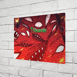 Холст прямоугольный Terraria Wall of Flesh, цвет: 3D-принт — фото 2