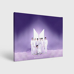 Холст прямоугольный BTS Purple, цвет: 3D-принт