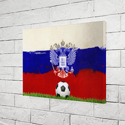 Холст прямоугольный Российский футбол, цвет: 3D-принт — фото 2