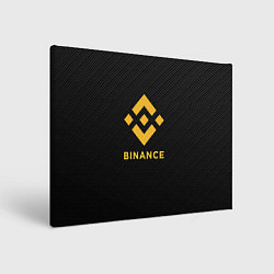 Картина прямоугольная БИНАНС ЛОГО CARBON BINANCE LOGO