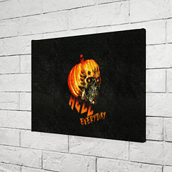 Холст прямоугольный Helloween череп тыква scull pumkin, цвет: 3D-принт — фото 2