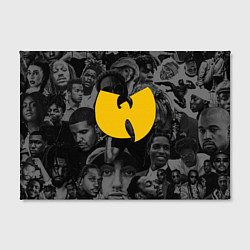 Холст прямоугольный WU-TANG CLAN ЛЕГЕНДЫ РЕПА, цвет: 3D-принт — фото 2