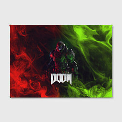 Холст прямоугольный Doomguy Doom, цвет: 3D-принт — фото 2