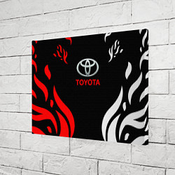 Холст прямоугольный Автомобиль Toyota, цвет: 3D-принт — фото 2