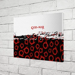 Холст прямоугольный God of War Logo Pattern, цвет: 3D-принт — фото 2