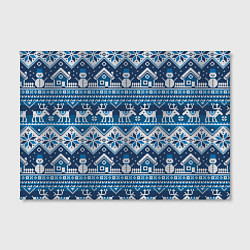 Холст прямоугольный Christmas Pattern, цвет: 3D-принт — фото 2