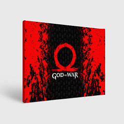 Картина прямоугольная GOD OF WAR КРАТОС ЛОГО