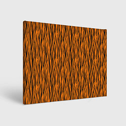Холст прямоугольный Тигровые Полосы, цвет: 3D-принт