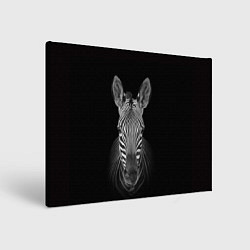 Холст прямоугольный Зебраzebra, цвет: 3D-принт