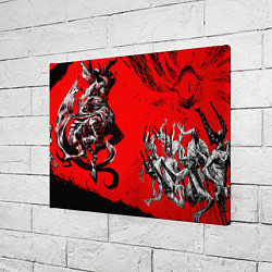 Холст прямоугольный Warhammer demons, цвет: 3D-принт — фото 2