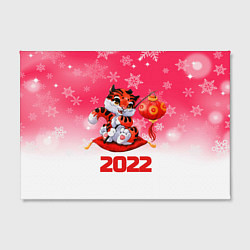 Холст прямоугольный Китайский тигр 2022 Новый год, цвет: 3D-принт — фото 2